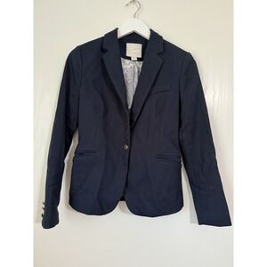 Mercer & Madison Navy Blazer With Gold Button Detail Women's Size XS